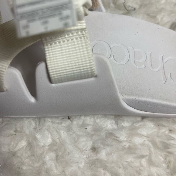 Chaco White Chillos Slide Sandals  size 9 - Picture 10 of 10